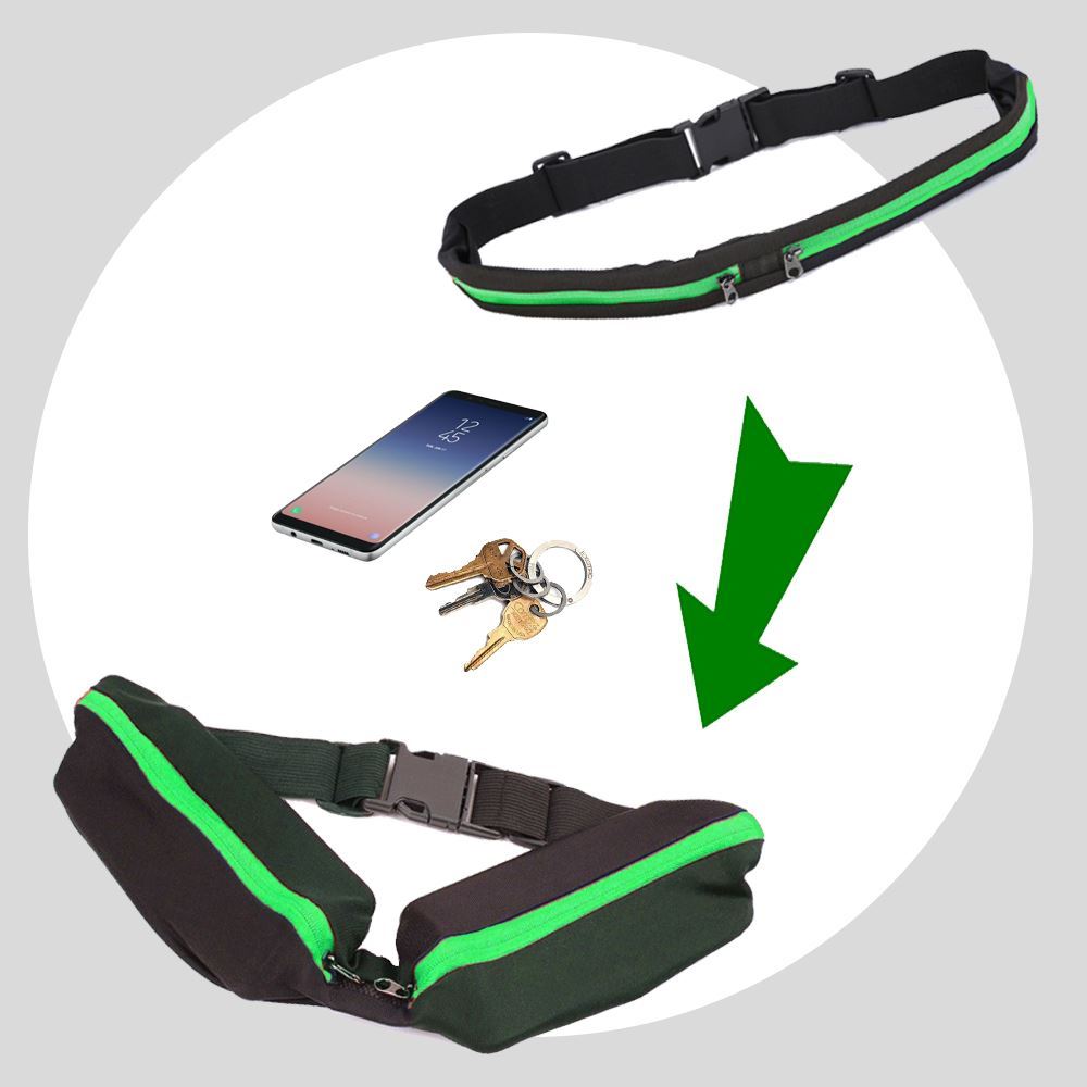 paket multifunkcijski pedometer + športna ledvička za tek
